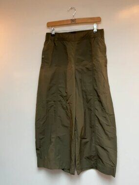 Finisterre Women’s Wide Leg Olive Trousers Size 12